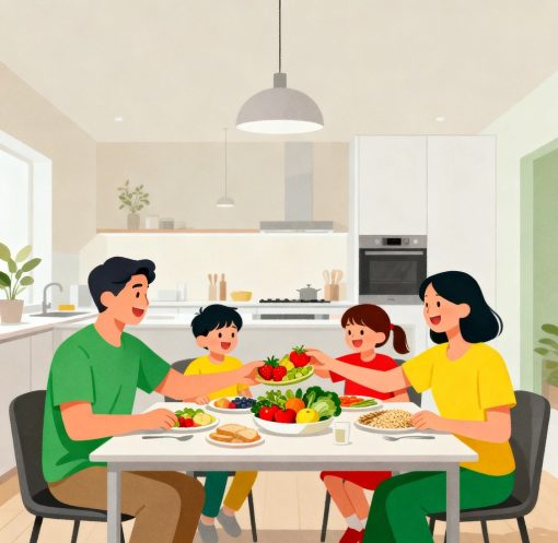 Jak wprowadzić zdrowe nawyki żywieniowe w rodzinie